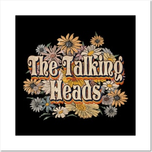 The Talking Gifts Name Heads Flowers Personalized Retro Styles Posters and Art